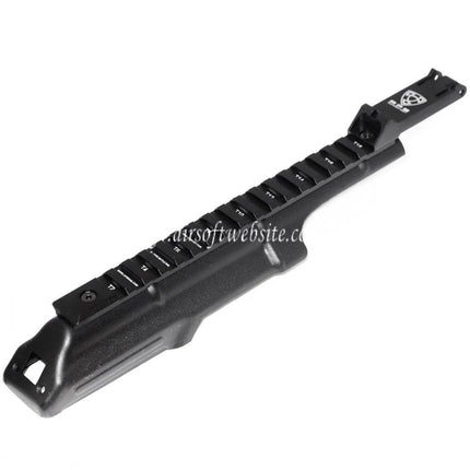 APS Haut Boîtier Couverture avec Tactical Rail La hausse Convient pour APS AEK AK Série AEG Fusil Airsoft Noir