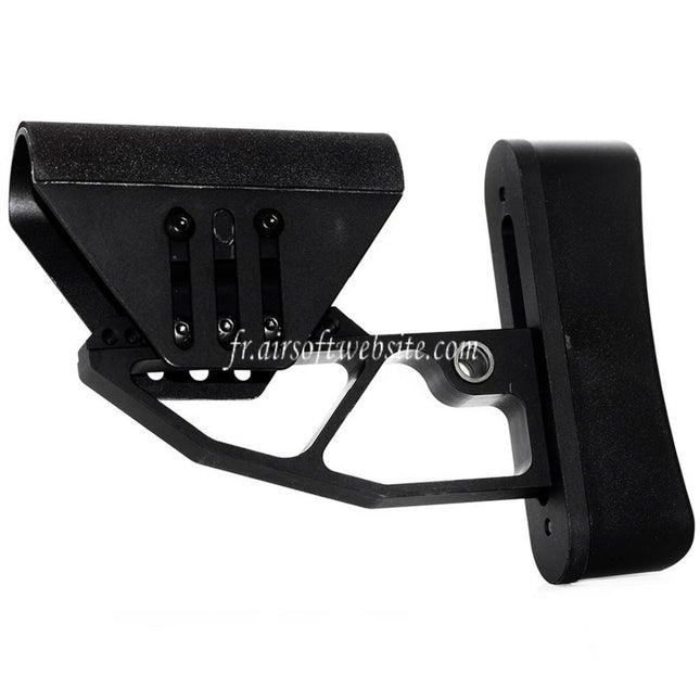 Airsoft Website Léger Réglable Crosse Convient pour M4 M16 Série AEG Fusil Noir