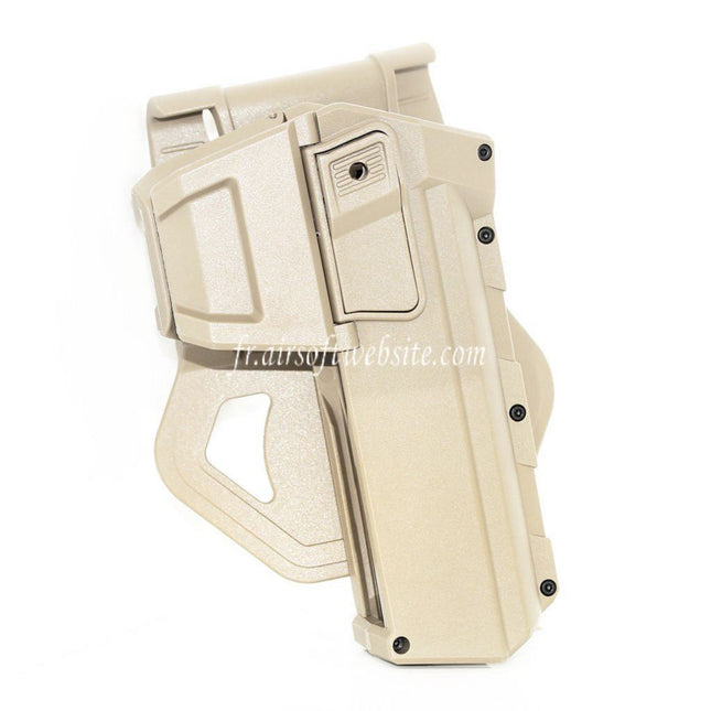 Airsoft Website Polymère Hard Case Moveable Étui Convient pour G17 G18C G19 Pistolet Airsoft