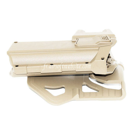 Airsoft Website Polymère Hard Case Moveable Étui Convient pour G17 G18C G19 Pistolet Airsoft