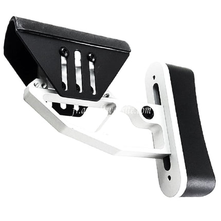 Airsoft Website Léger Réglable Crosse Convient pour M4 M16 Série AEG Fusil Noir/Silver