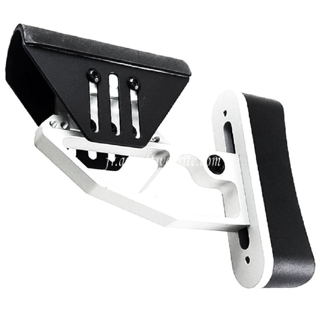 Airsoft Website Léger Réglable Crosse Convient pour M4 M16 Série AEG Fusil Noir/Silver