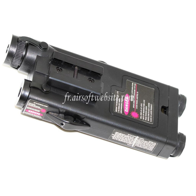 D-BOYS PEQ 2 Style Batterie Boîte avec RIS Montage Convient pour AEG Airsoft Noir