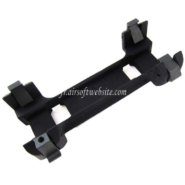 CYMA Métal Weaver 20mm Lunette Montage Base Convient pour CYMA / Tokyo Marui MP5 G3 Série AEG Fusil Airsoft Noir