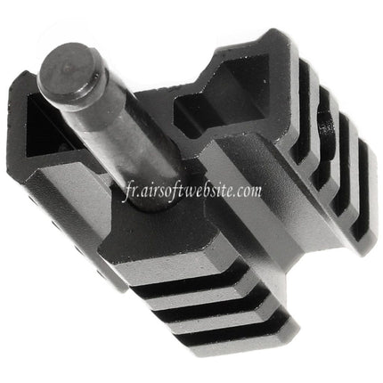 E&C Tri-Rail Bipied Adaptateur connecteur Convient pour Warrior L96A1 MB01 MB04 MB05 Sniper Airsoft
