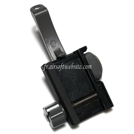 APS Rabattable Tactical Hausse Convient pour 20mm Rail Fusil Airsoft