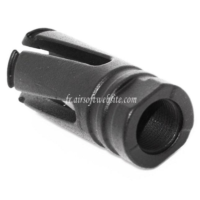 APS Vortex Muzzle Frein de Bouche Convient pour -14mm CCW sens antihoraire Canon Fusil Airsoft Noir