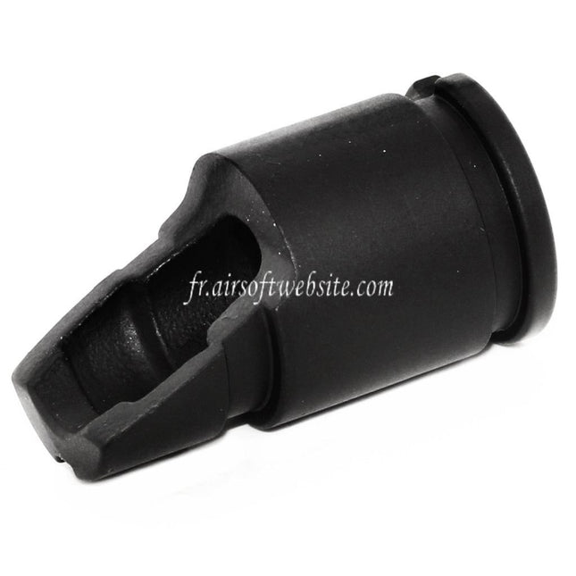 APS AKM Slant Frein de Bouche Convient pour -14mm CCW sens antihoraire Canon Fusil Airsoft Noir