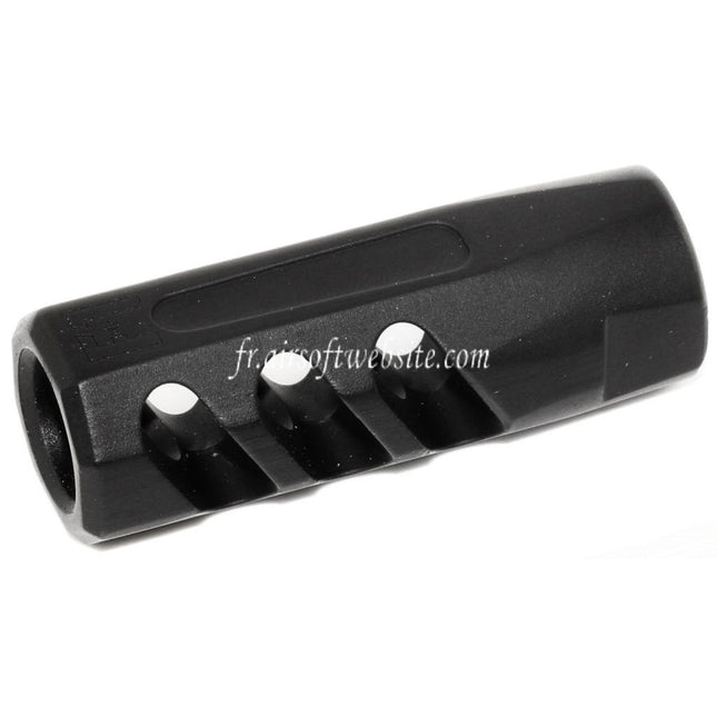 APS EMG Licensed F1 Firearms CMB Flat Faced Frein de Bouche Cache-Flamme Convient pour -14mm CCW sens antihoraire Canon Fusil Airsoft