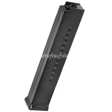 Airsoft Website 110 Billes Mid-Cap Chargeur Convient pour H&K Umarex UMP Série AEG Fusil Noir