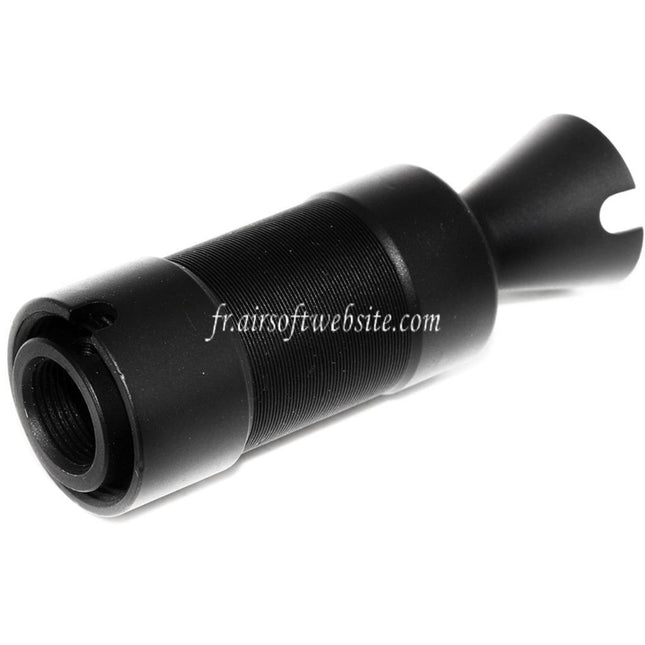 CYMA AK74U Métal Frein de Bouche Convient pour -14mm CCW sens antihoraire Canon Fusil Airsoft Noir