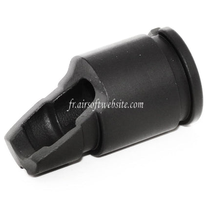 CYMA AKM Slant Métal Frein de Bouche Convient pour -14mm CCW sens antihoraire Canon Fusil Airsoft Noir