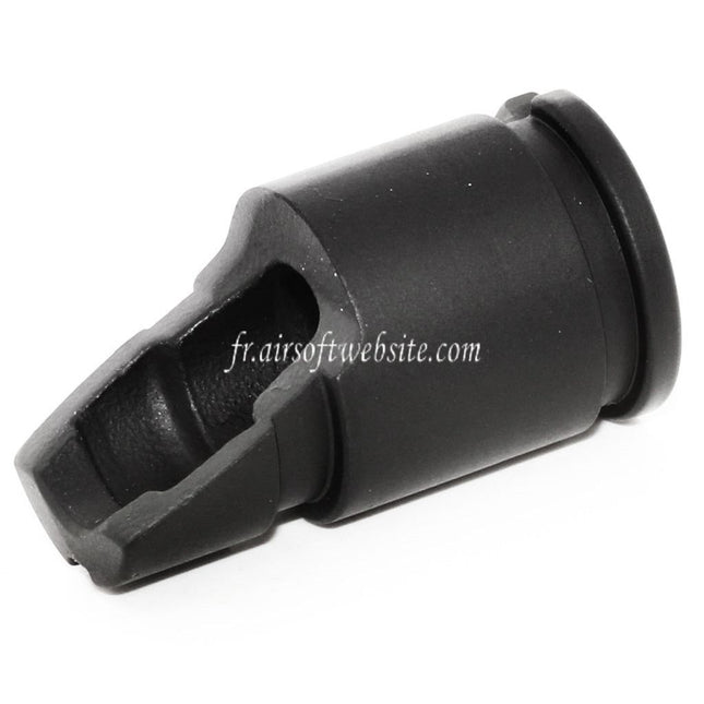 CYMA AKM Slant Métal Frein de Bouche Convient pour -14mm CCW sens antihoraire Canon Fusil Airsoft Noir