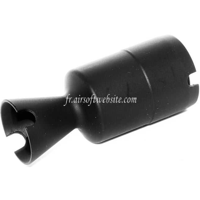 CYMA AKS74U Métal Frein de Bouche Convient pour -14mm CCW sens antihoraire Canon Fusil Airsoft Noir