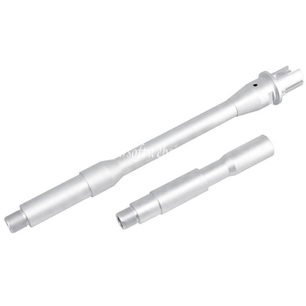 5KU 14.5 Pouces Aluminum Canon Extérieur -14mm CCW sens antihoraire Convient pour M4 M16 M4A1 Série AEG Fusil Airsoft