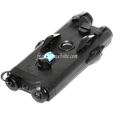 Airsoft Website PEQ 2 Style Batterie Boîte avec 20mm RIS Montage Convient pour AEG Airsoft Noir