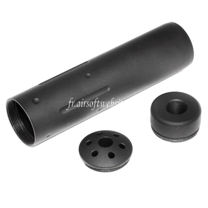 APS ASR107 M4 URX Raptor Rifle Silencieux Convient pour -14mm CCW sens antihoraire Canon Fusil Airsoft Noir