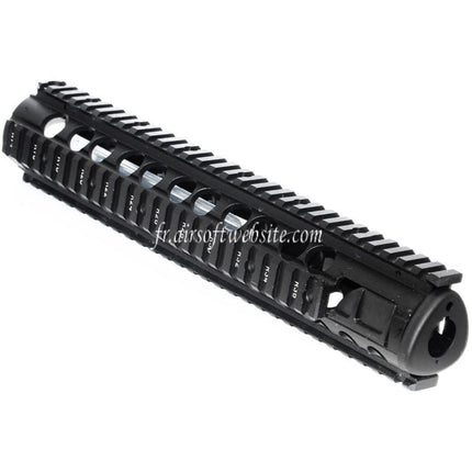 D-BOYS CNC Aluminum M5 RAS Rail de Garde-Main Convient pour M4 M16 Série AEG Fusil Airsoft Noir