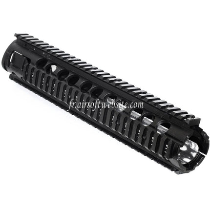 D-BOYS CNC Aluminum M5 RAS Rail de Garde-Main Convient pour M4 M16 Série AEG Fusil Airsoft Noir