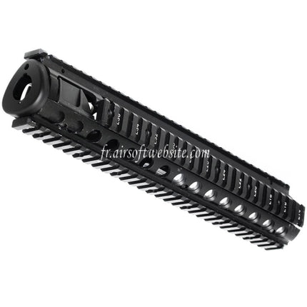 D-BOYS CNC Aluminum M5 RAS Rail de Garde-Main Convient pour M4 M16 Série AEG Fusil Airsoft Noir
