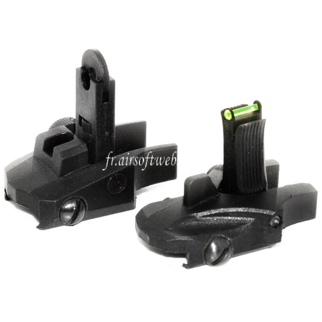 APS Athena Back Up Guidon Hausse Set Convient pour 20mm Standard Rail