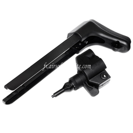 CYMA Rétractable Crosse Convient pour CYMA Classic Army ICS Tokyo Marui MP5 Série AEG Fusil Airsoft Noir