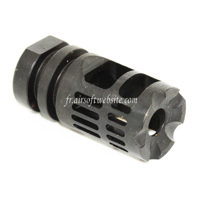 5KU Gamma 556 Type Métal Frein de Bouche Convient pour -14mm CCW sens antihoraire Canon Fusil Airsoft Noir