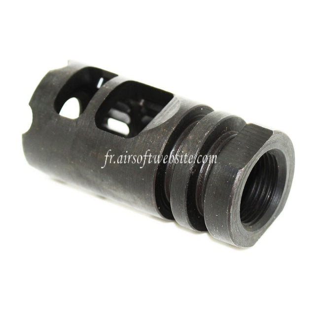 5KU Gamma 556 Type Métal Frein de Bouche Convient pour -14mm CCW sens antihoraire Canon Fusil Airsoft Noir