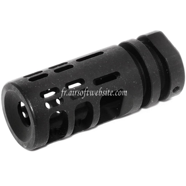 5KU Gamma 762 Type Métal Frein de Bouche Convient pour -14mm CCW sens antihoraire Canon Fusil Airsoft Noir