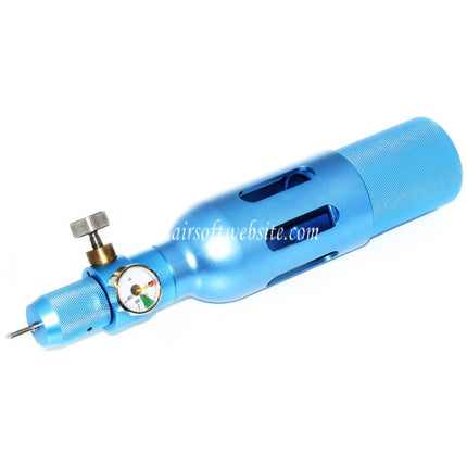 PPS 95g Co2 Gaz Rechargeable CNC Chargeur avec PSI Jauge