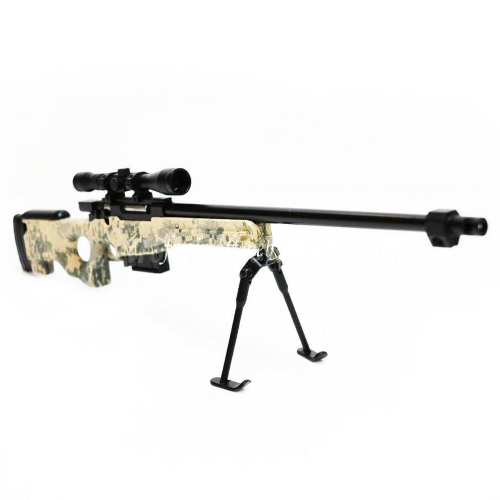 Airsoft Website 12 Pouces Non-Fonctionnelle Jouet Modèle Kit 1:6 L96 Métal Fusil Digital ACU Camo