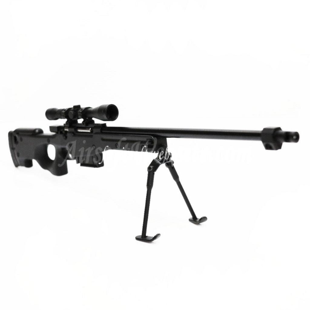 Airsoft Website 12 Pouces Non-Fonctionnelle Jouet Modèle Kit 1:6 L96 Métal Fusil Noir