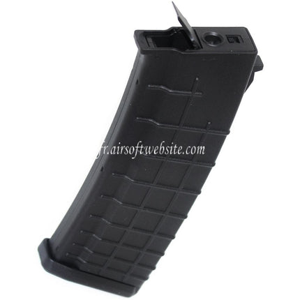 CYMA 450 Billes Bulgarian Waffle Hi-Cap Chargeur Convient pour AK Série AEG Fusil Airsoft Noir