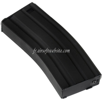 E&C 30 Billes Métal Mid-Cap Chargeur Convient pour M4 M16 Série AEG Fusil Airsoft Noir