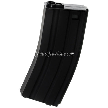 E&C 160 Billes Métal Mid-Cap Chargeur Convient pour M4 M16 Série AEG Fusil Airsoft Noir