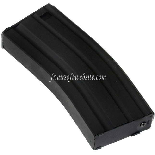 E&C 160 Billes Métal Mid-Cap Chargeur Convient pour M4 M16 Série AEG Fusil Airsoft Noir