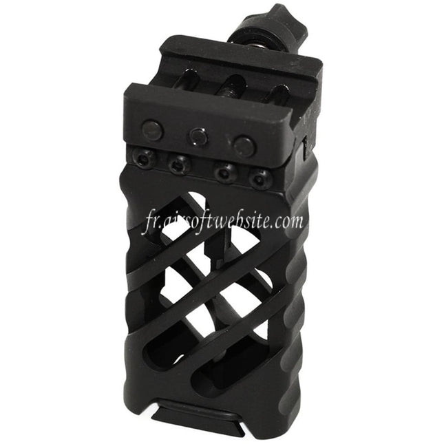 5KU Détachement Rapide QD Ultralight Vertical Poignée Convient pour 20mm Picatinny Rail Noir
