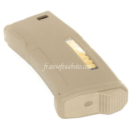 PTS 150 Billes EPM Mid-Cap Enhanced Polymère Chargeur Convient pour M4 M16 Série Tokyo Marui KWA PTS PDR-C ERG Masada G&P VFC-416 CA-416 AMOEBA AM Variants AEG Fusil Airsoft