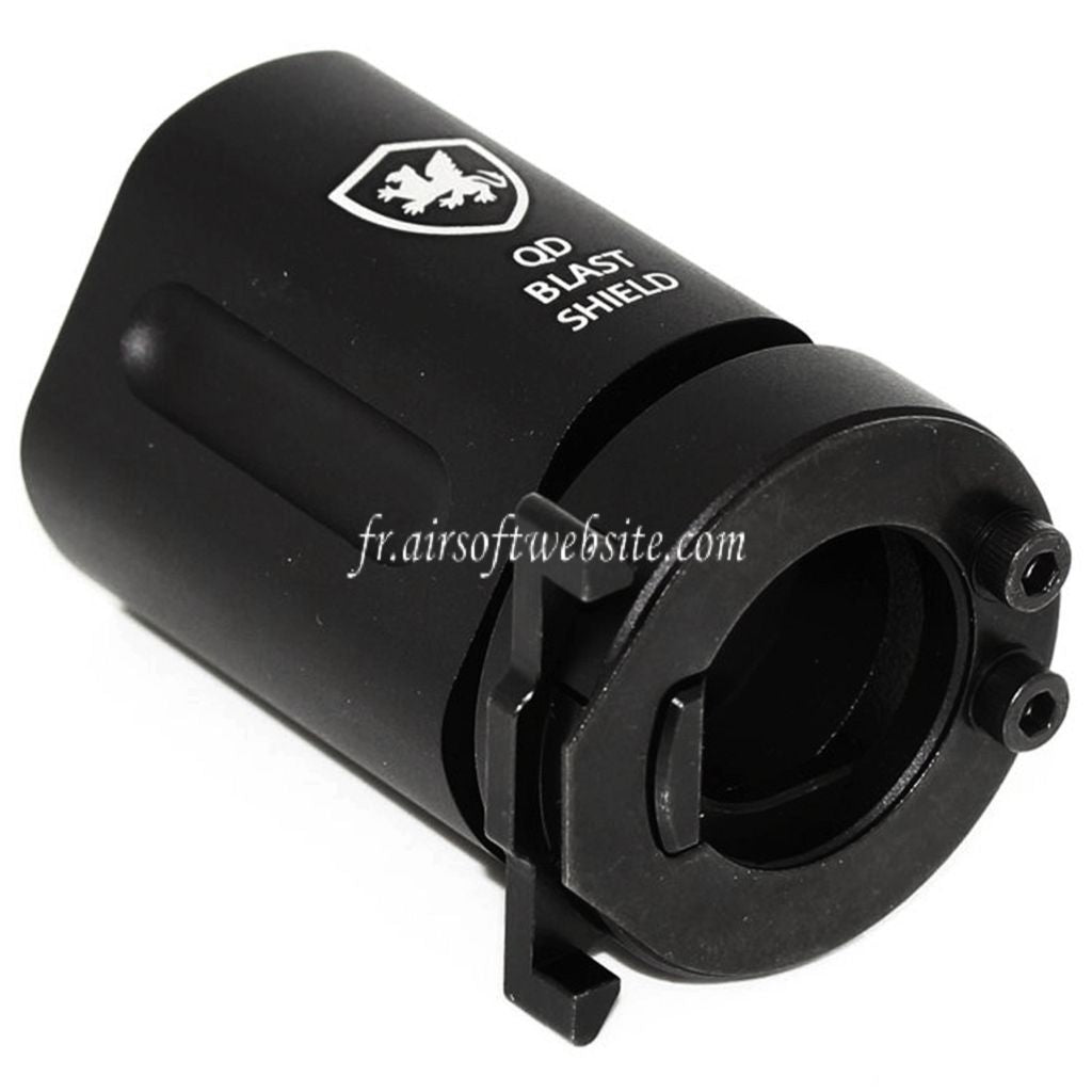 PTS Griffin Armament QD Blast Shield Noir