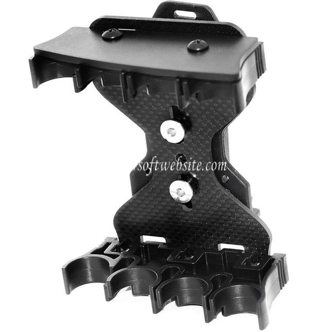 APS 8 Billes Plaque Cartouche Caddy System avec Passant de ceinture Convient pour CAM870 Shotgun Cartouche Noir
