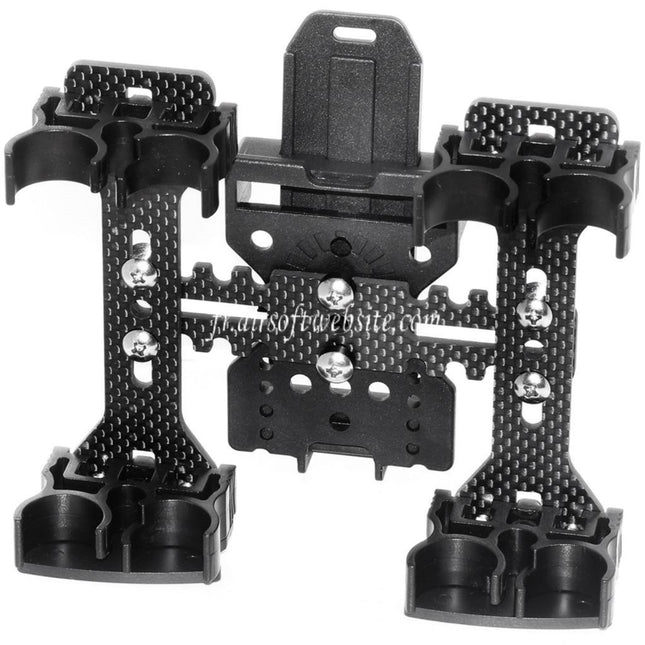 APS 2x Quad-Load Cartouche Caddy System avec Passant de ceinture Convient pour CAM870 Shotgun Cartouche Noir
