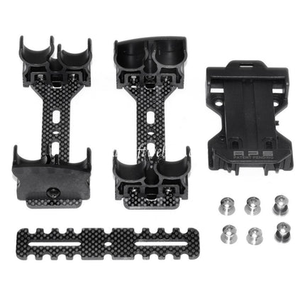 APS 2x Quad-Load Cartouche Caddy System avec Passant de ceinture Convient pour CAM870 Shotgun Cartouche Noir