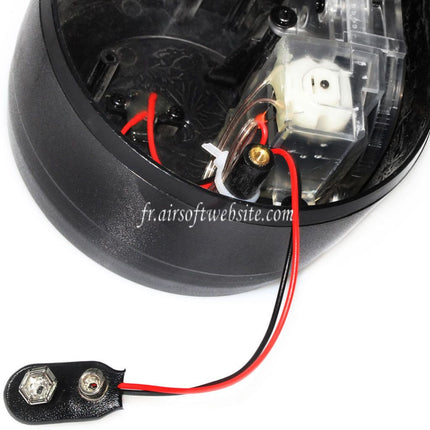 BATTLEAXE 2500 Billes Chargeur Tambour Électrique C-Mag Convient pour M4 M16 Série AEG Fusil Airsoft Noir