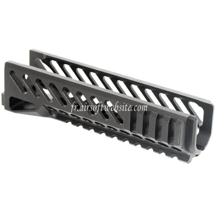 Airsoft Website 167mm CNC Aluminium Bas Rail de Garde-Main Convient pour Tokyo Marui CYMA GHK LCT E&L AK Série AEG GBB Fusil Noir