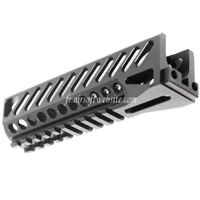 Airsoft Website 167mm CNC Aluminium Bas Rail de Garde-Main Convient pour Tokyo Marui CYMA GHK LCT E&L AK Série AEG GBB Fusil Noir