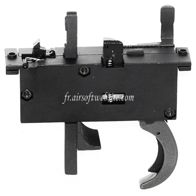 WELL Métal Gâchette Ensemble Convient pour L96 Type WELL MB01 / SD96 / UTG Type 96 Shadow Ops / Bravo / Double Eagle / Maruzen Sniper Fusil Airsoft