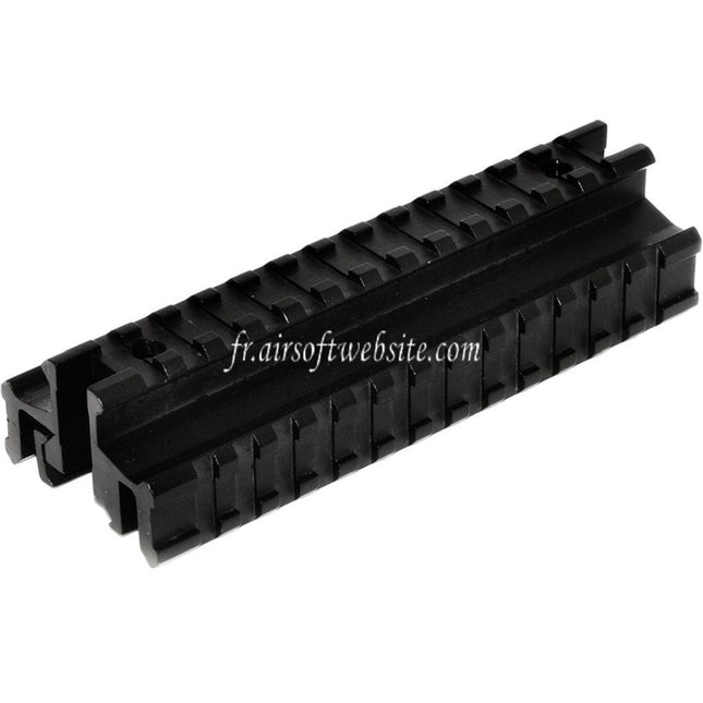 Airsoft Website Tactical Tri-Rail Montage Base Convient pour 20mm Rail System Fusil Noir