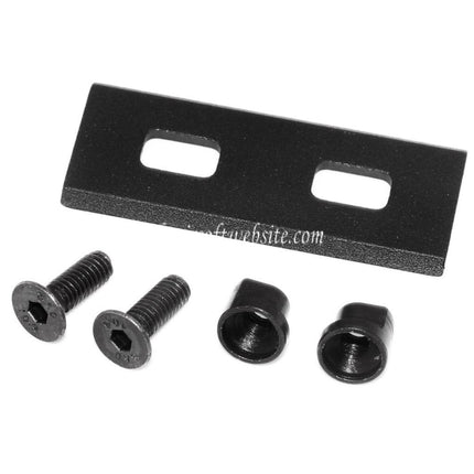 Airsoft Website Offset 20mm Rail Montage & 1/25mm Lampe Montage Noir
