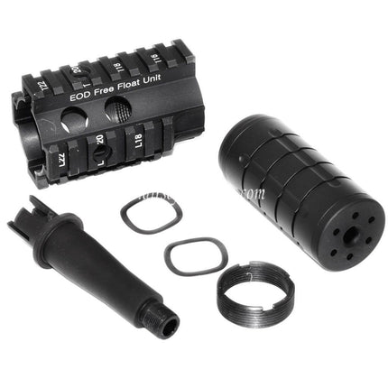 5KU Mini Patriot Avant Kit Convient pour M4 M16 Série AEG Fusil Airsoft Noir