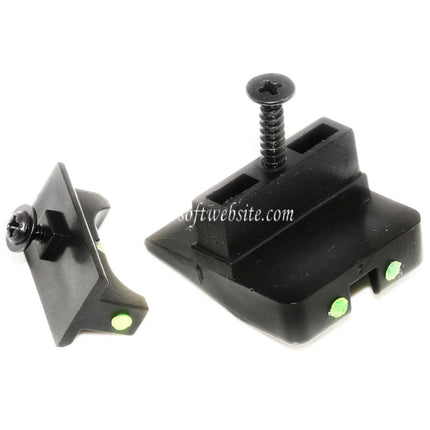 DOUBLE BELL Fibre Optique Guidon Hausse Convient pour DOUBLE BELL WE Tokyo Marui G17 Pistolet Airsoft